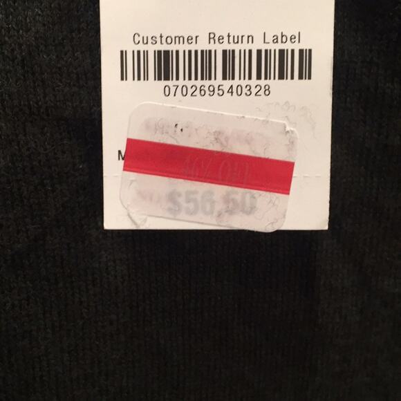 New Style & Co Womens 2X Dark Ivy Green Ruffled Elbow VNeck Long Sleeve Sweater - Picture 5 of 5